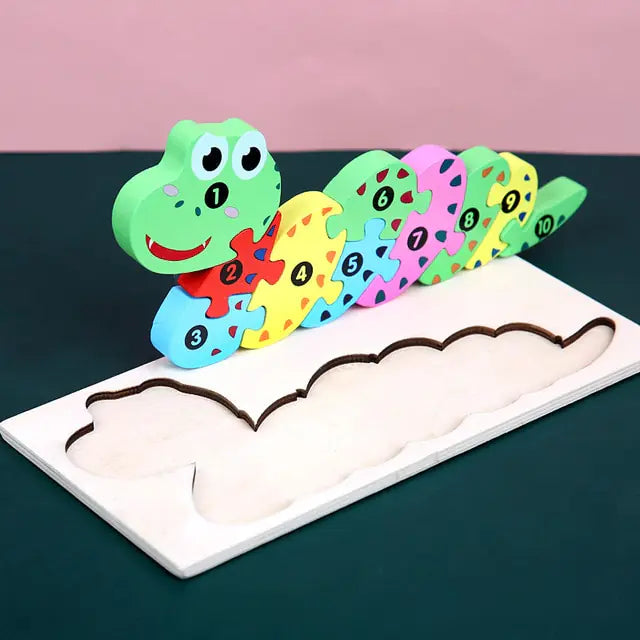 3D Animal Cartoon Puzzle Toys for Early Education