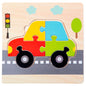 Wooden 3D Puzzle for Infants and Early Education Toys