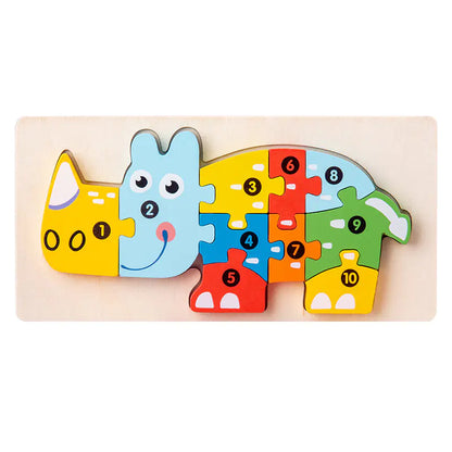 Wooden Educational Puzzle Toys for Kids (Wholesale)