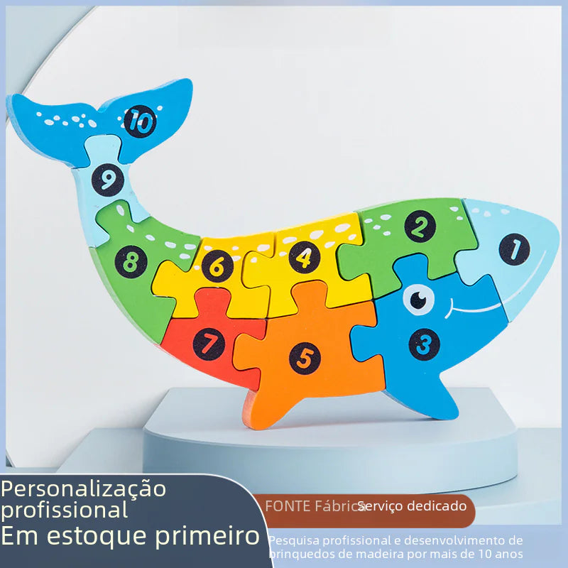 Wooden Educational Puzzle Toys for Kids (Wholesale)