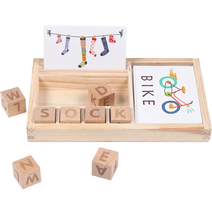 Letter Puzzle Blocks for Kids - Educational Toy
