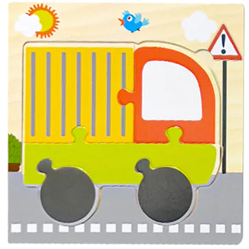 Wooden 3D Puzzle for Infants and Early Education Toys