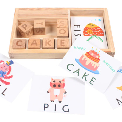 Letter Puzzle Blocks for Kids - Educational Toy