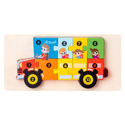 Wooden Educational Puzzle Toys for Kids (Wholesale)