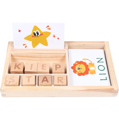 Letter Puzzle Blocks for Kids - Educational Toy