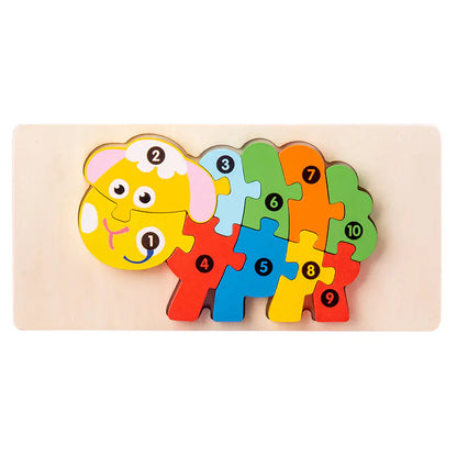 Wooden Educational Puzzle Toys for Kids (Wholesale)