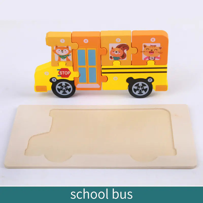 Wooden Educational Puzzle Toys for Kids (Wholesale)
