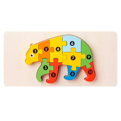 Wooden Educational Puzzle Toys for Kids (Wholesale)