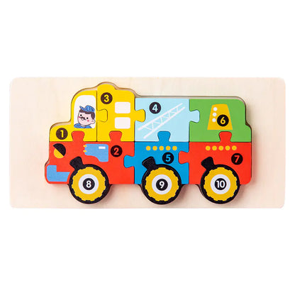 Wooden Educational Puzzle Toys for Kids (Wholesale)