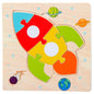 Wooden 3D Puzzle for Infants and Early Education Toys