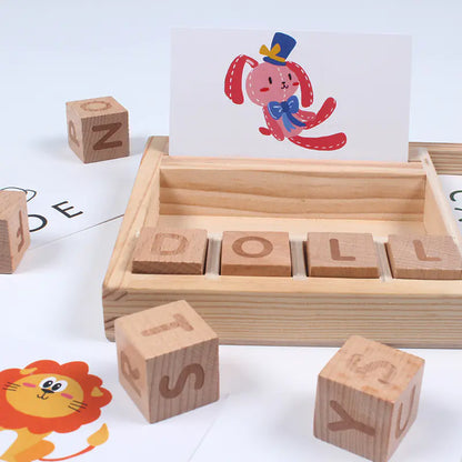 Letter Puzzle Blocks for Kids - Educational Toy