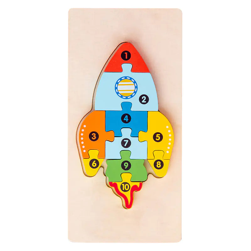 Wooden Educational Puzzle Toys for Kids (Wholesale)