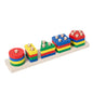 Wooden Geometric Shape Stacking Blocks for Early Learning