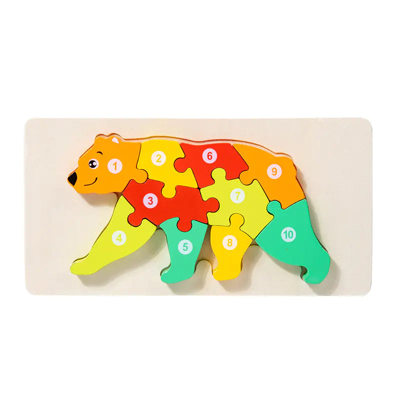 Wooden Educational Puzzle Toys for Kids (Wholesale)
