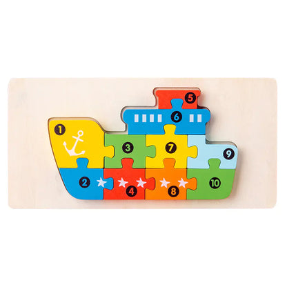 Wooden Educational Puzzle Toys for Kids (Wholesale)